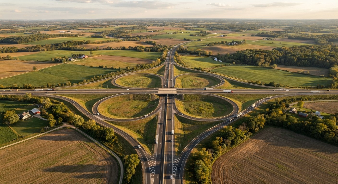 NJL ENTERPRISE LLC equipment on the road across a multi-state region